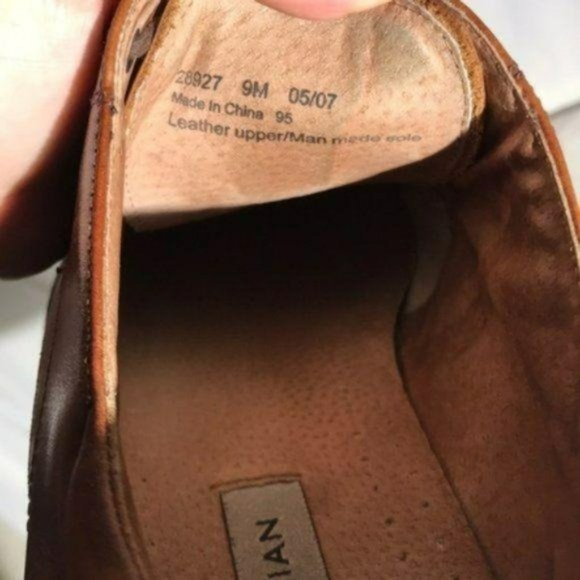 Bostonia Bicycle Toe Brown Leather Oxford Size 9M - Picture 4 of 7